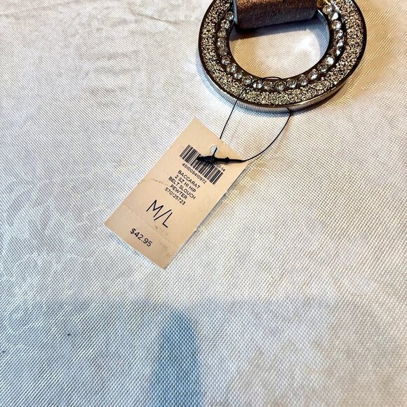 Chicos Baccarat Womans Belt - Expandable ML - Slouch Pewter - 570125723- NWT - Picture 9 of 15